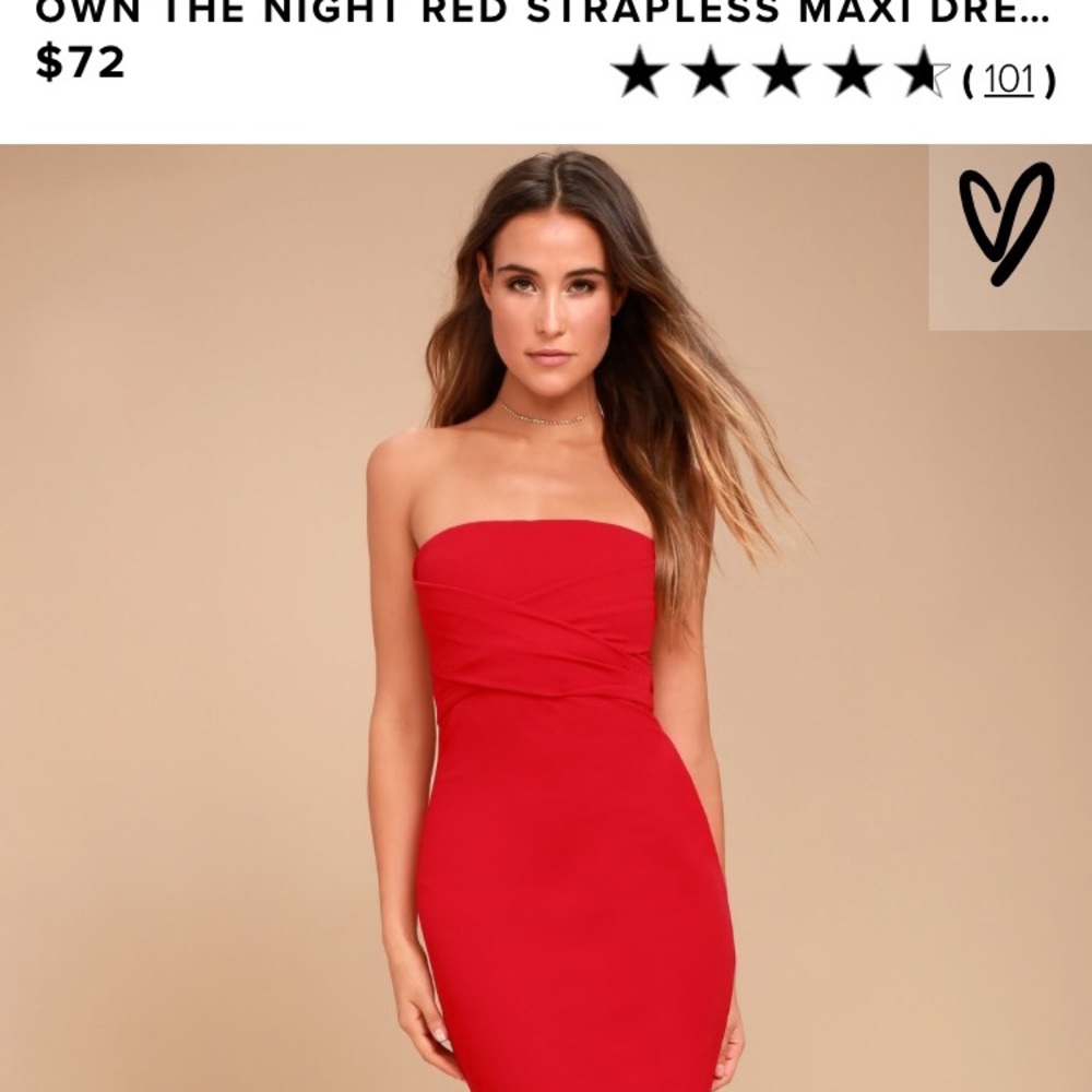 Strapless Maxi Dress